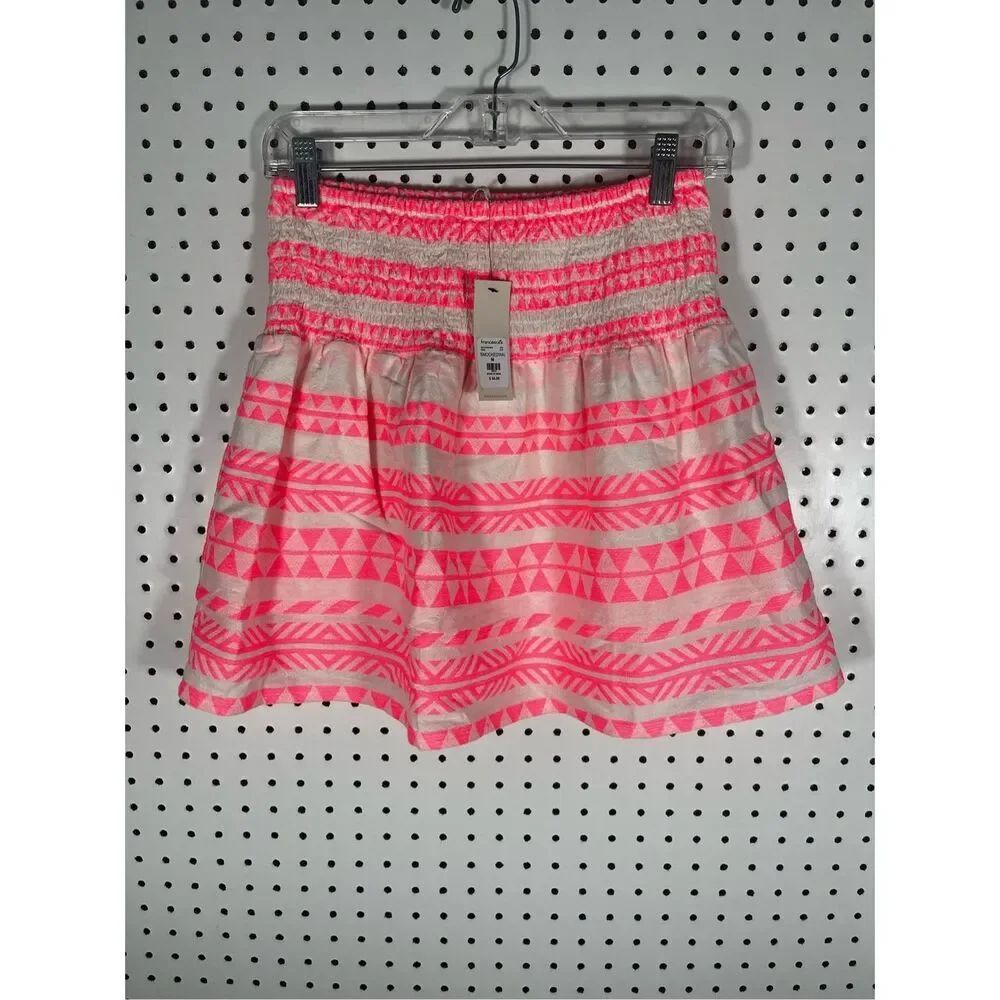 Francesca’s bradi geo pink skirt size M